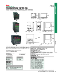Thumbnail of document Data Sheet - 16C 1/16 DIN Temperature Controller